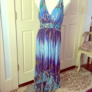 Beautiful Summer high low ruffled dress